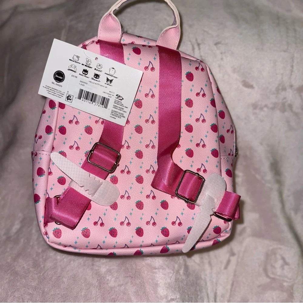 Hello Kitty & Friends By Sanrio Mini Backpack Sanrio Keroppi Cherry Strawberry - Picture 9 of 12